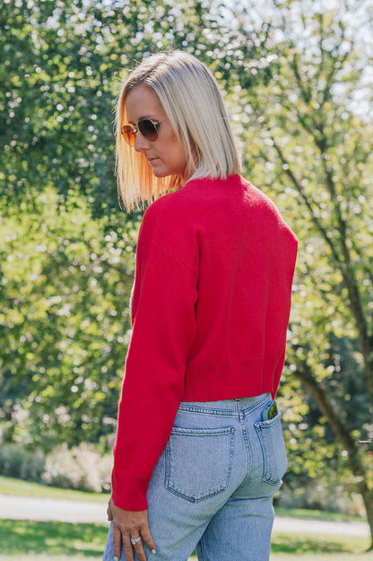 Classic Ohio Cropped Sweater- COMING SOON