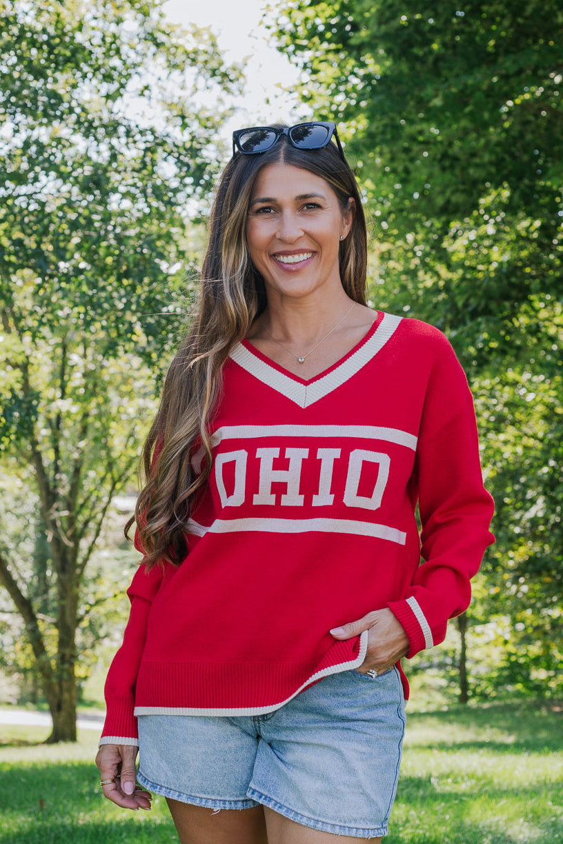 V-Neck Ohio Sweater- COMING SOON