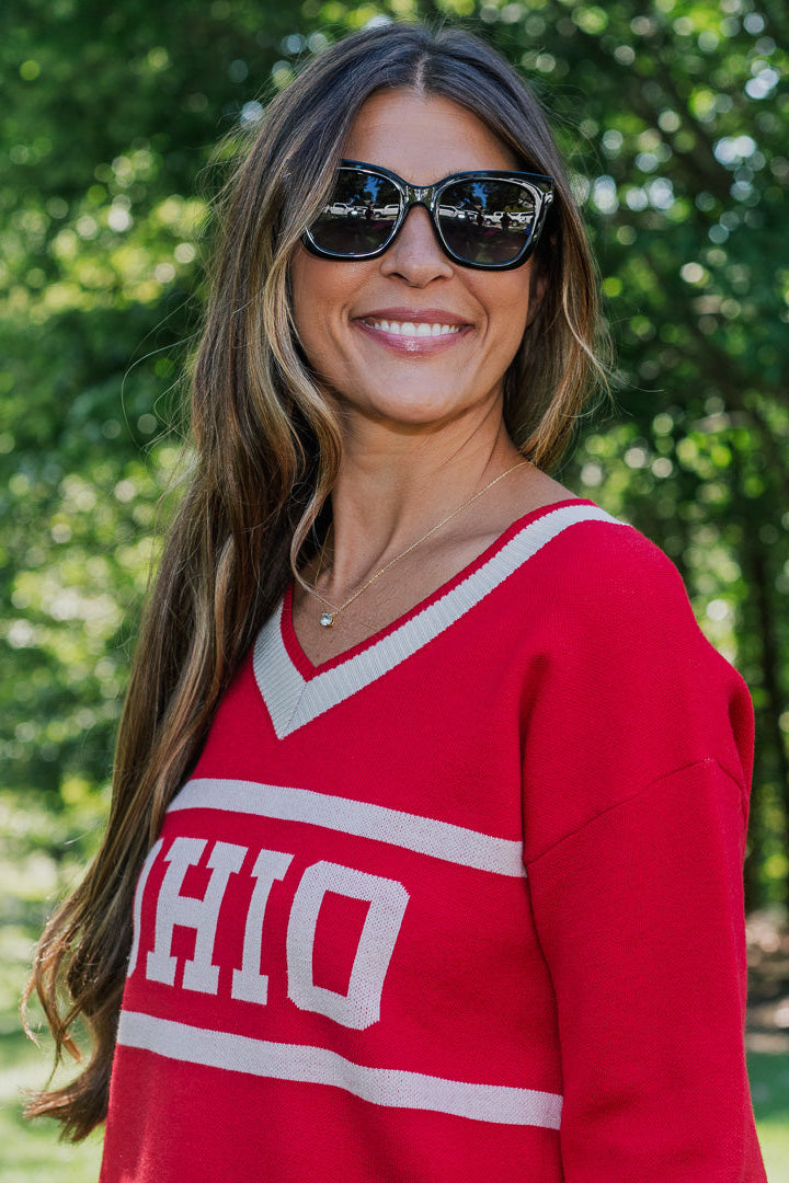 V-Neck Ohio Sweater- COMING SOON
