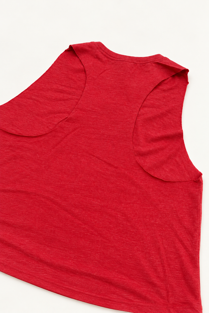 OH Embroidered Red Tank