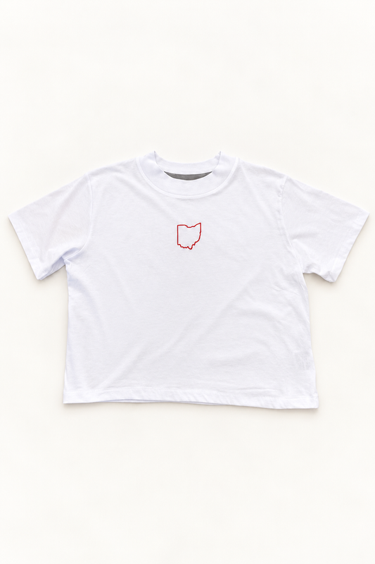 Take Me to The Shoe Boxy Tee - White