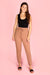 Taupe Crinkle Pant