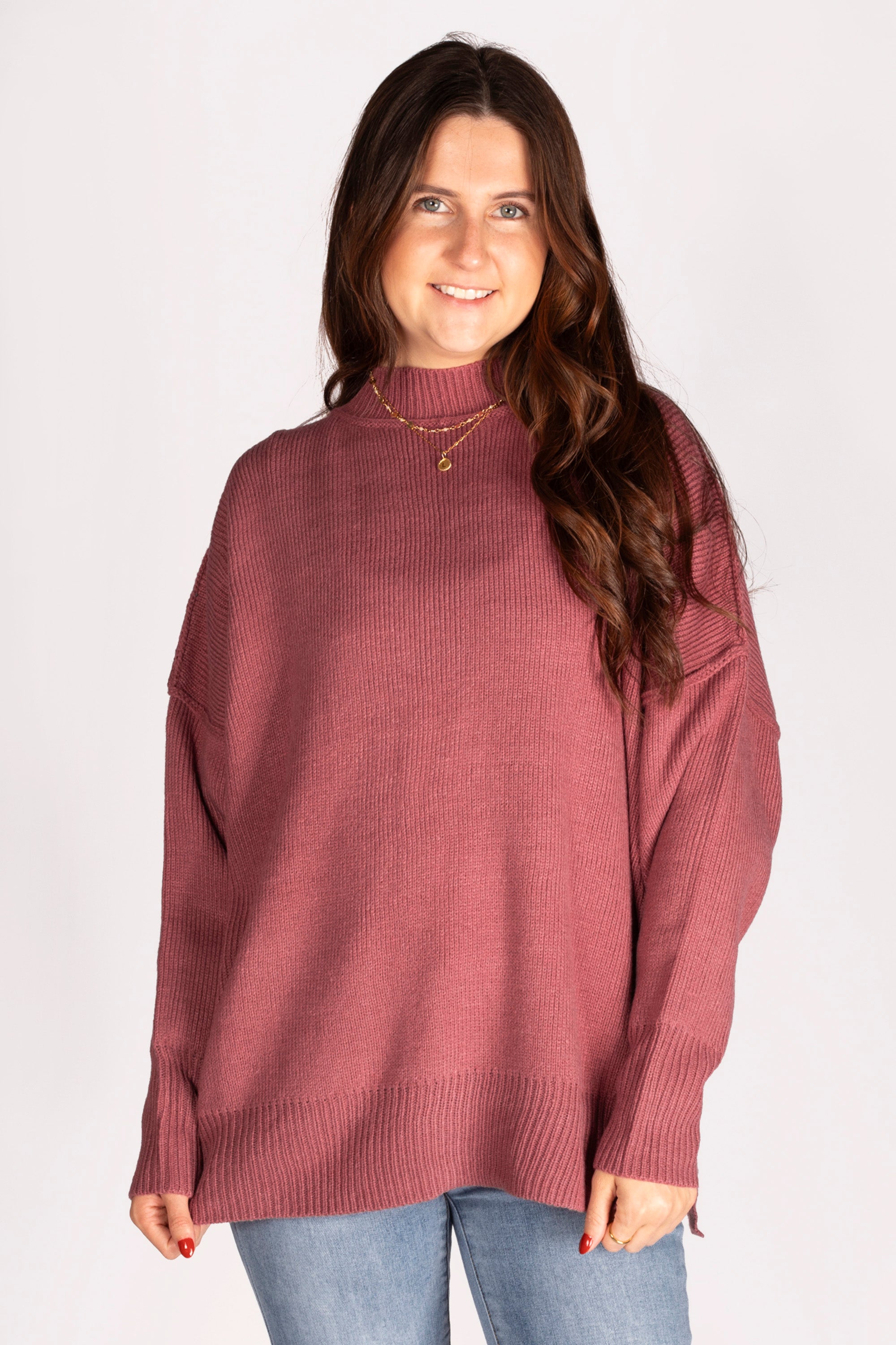 Mauve Oversized Sweater