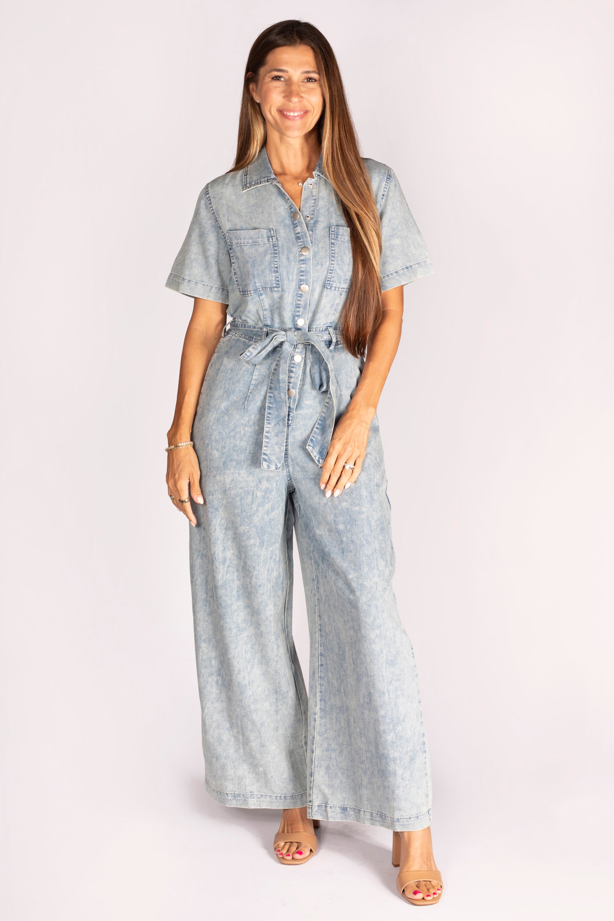 Rosie Denim Jumpsuit - FINAL SALE