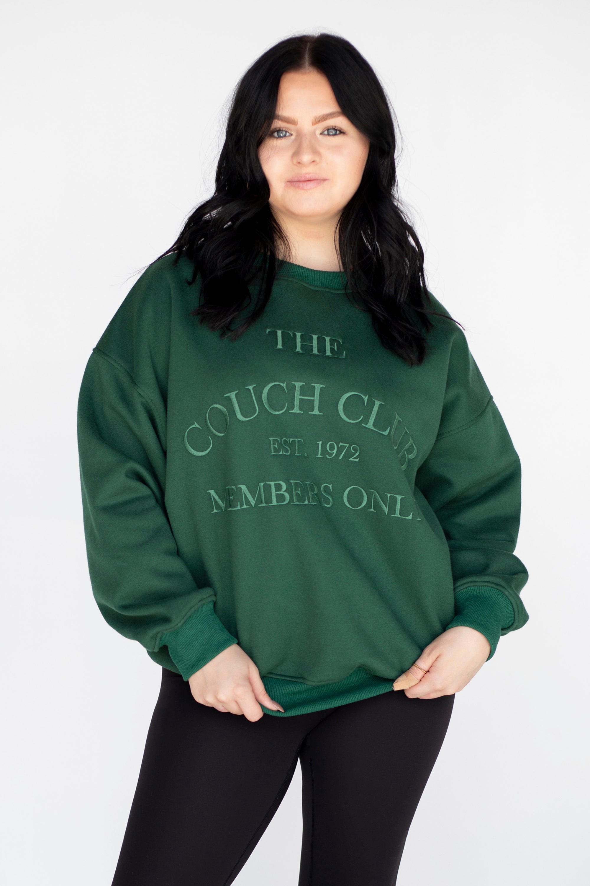 Hunter Green Couch Club Sweatshirt