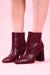 Veronica Wine Heeled Boots