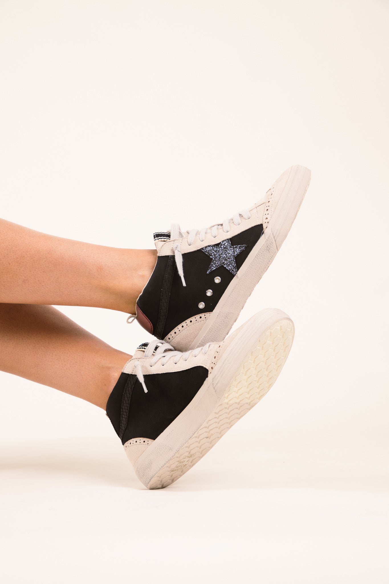 Black Top High Top Sneaker - FINAL SALE